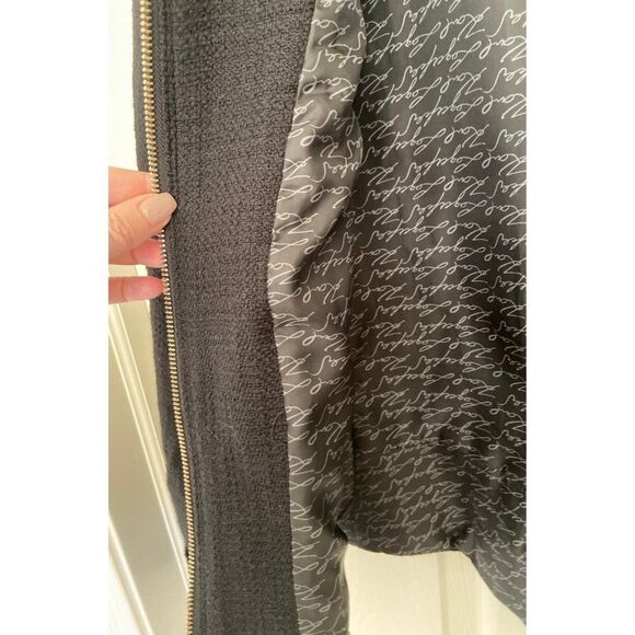 Karl Lagerfeld Paris tweed jacket with fringe - Picture 5 of 8